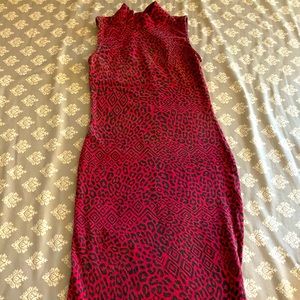 Cheetah print dress